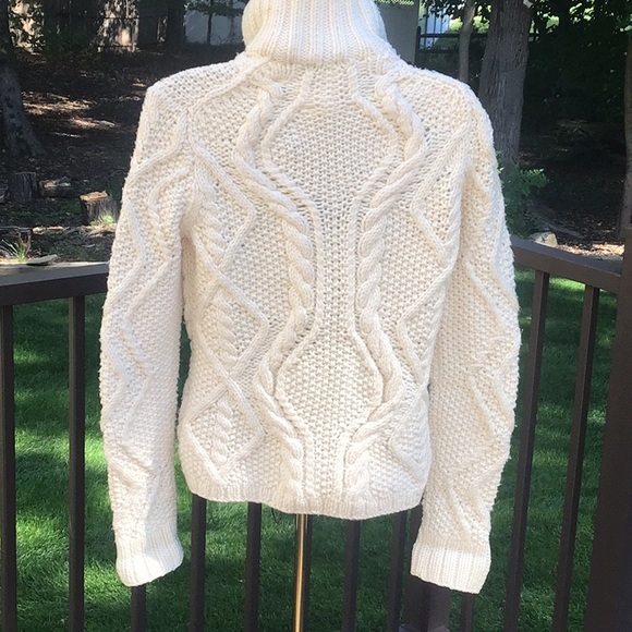 J.CREW handknit Cable Sweater - Picture 5 of 9